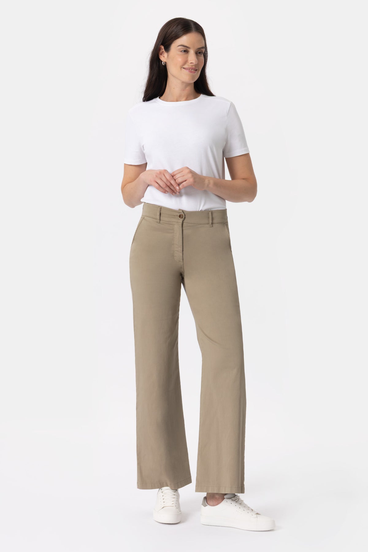 Fibi Wlk Pantalone fluido gamba larga