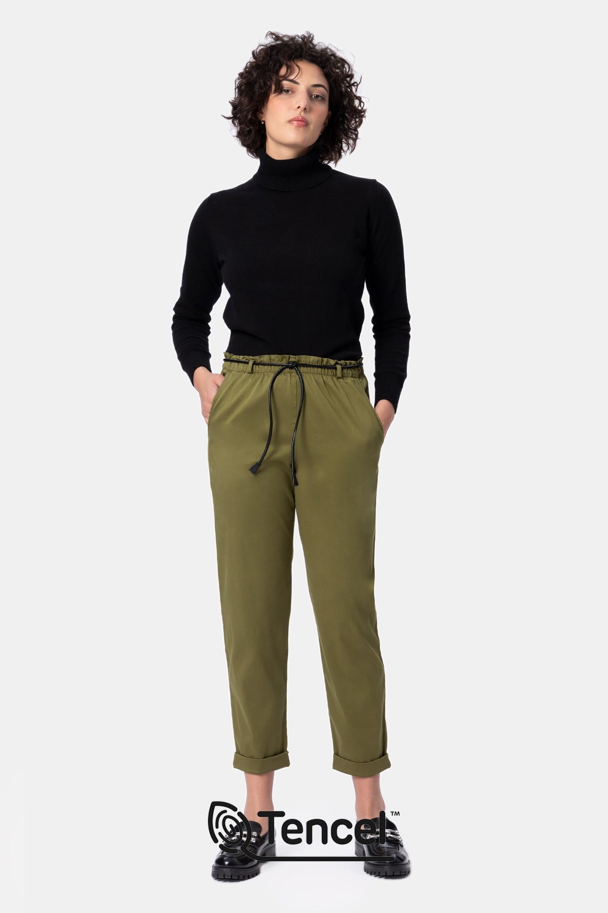 Maiorca Adl Pantalone jogger in tessuto stretch TENCEL™Lyocell