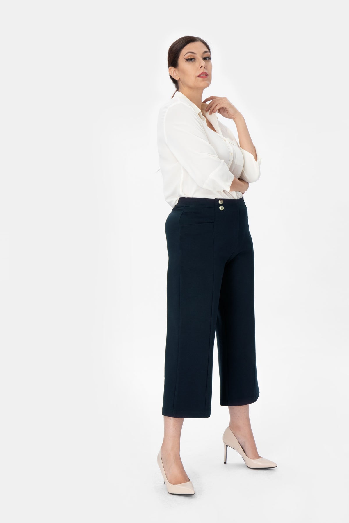 Siena Pantalone in maglia cropped